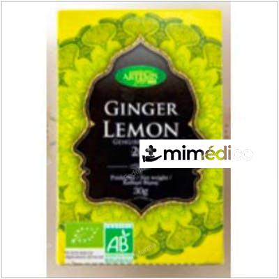 JENGIBRE Y LIMON SIN TEINA INFUSION 20BOLSITAS ARTEMIS BIO