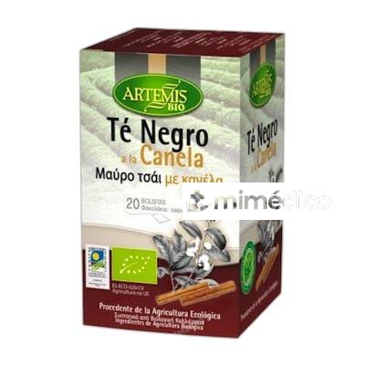 TE NEGRO CANELA INFUSION 20BOLSITAS. ARTEMIS BIO