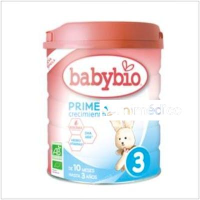 LECHE PRIMEA 3 VACA CRECIMIENTO 12-3AÑOS 800G BIO BABYBIO