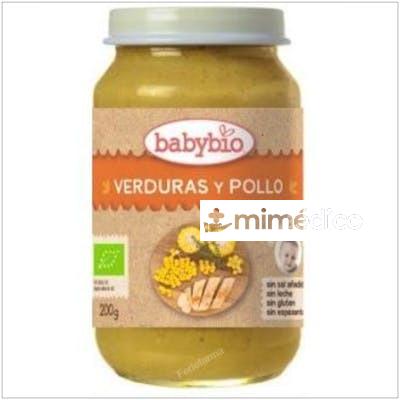 POTITO VERDURAS Y POLLO 8MESES 200GR. BIO SG BABYBIO