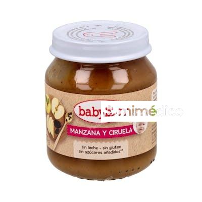 POTITO MANZANA Y CIRUELA 4MESES 130GR. BIO SG  BABYBIO