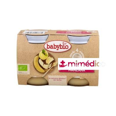 POTITO MANZANA Y  PLATANO 4MESES 130GR. BIO BABYBIO