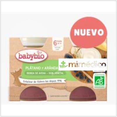 YOGUR AVENA PLATANO ARANDANOS 2X130GR. BIO BABYBIO