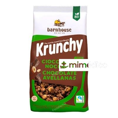 MUESLI KRUNCHY SUN CHOCO NEGRO-AVELLANA 375GR. BIO BARNHOUSE