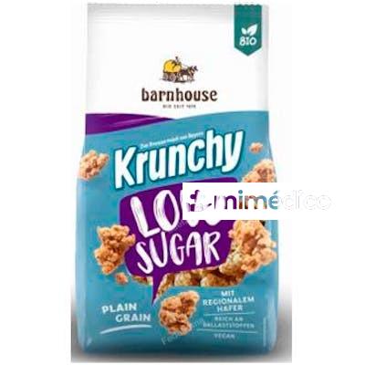 MUESLI KRUNCHY LOW SUGAR AVENA 375GR.BIO VEGAN BARNHOUSE