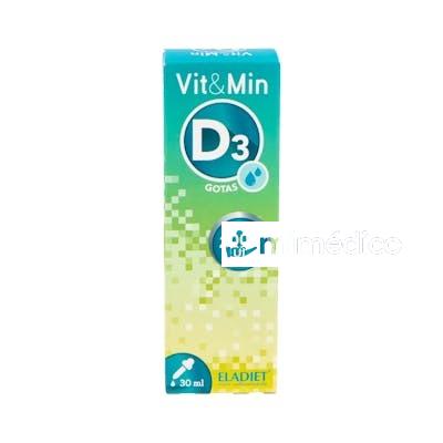 VIT & MIN VITAMINA D3 30ML. ELADIET