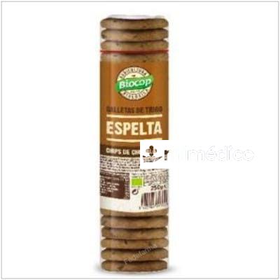 GALLETAS ESPELTA CON CHIPS DE CHOCOLATE 250GR. BIO BIOCOP