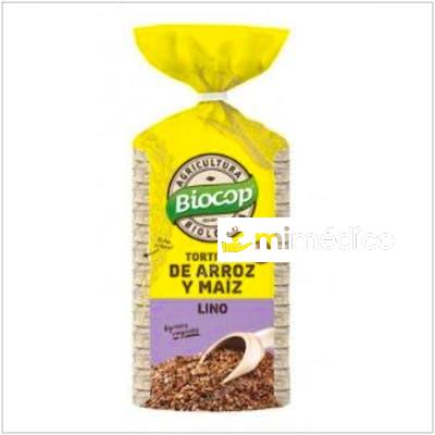 TORTITAS DE ARROZ, MAIZ Y LINO 200GR. BIO BIOCOP
