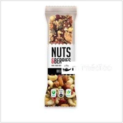BARRITA DELUXE 15UDS. BIO VEGAN NUTS & BERRIES