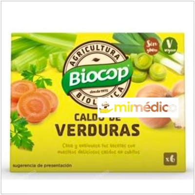 CALDO DE VERDURAS 6CUBITOS. BIO BIOCOP