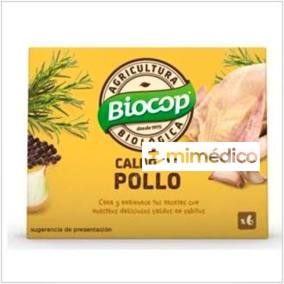 CALDO DE POLLO 6CUBITOS. BIO BIOCOP