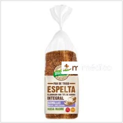 PAN DE MOLDE ESPELTA SEMILLAS MASA MADRE 400G BIOCOP
