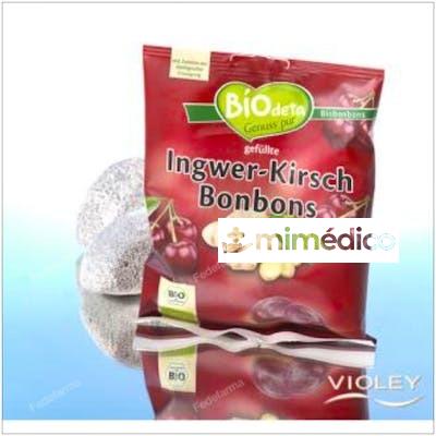 CARAMELOS DE JENGIBRE Y CEREZA 75GR. BIO BIODETA