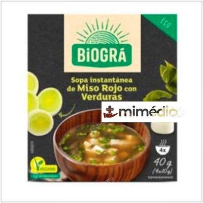 SOPA MISO CON VERDURAS 4SBRS. BIO BIOGRA