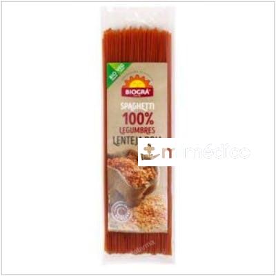 ESPAGUETI DE LENTEJA ROJA 250GR. BIO BIOGRA