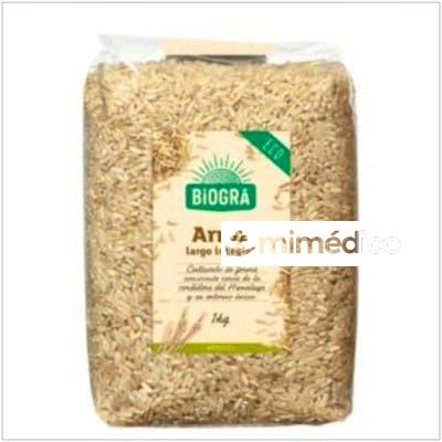 ARROZ LARGO INTEGRAL 1KG. BIO BIOGRA
