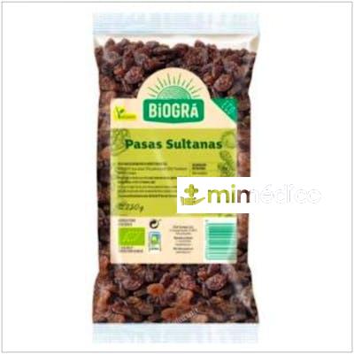 PASAS SULTANAS SIN HUESO 250GR. BIO BIOGRA