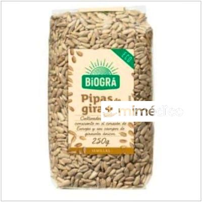 PIPAS DE GIRASOL PELADAS 500GR. BIO BIOGRA