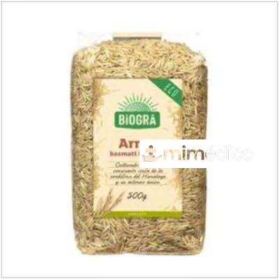 ARROZ BASMATI INTEGRAL 500GR. BIO BIOGRA