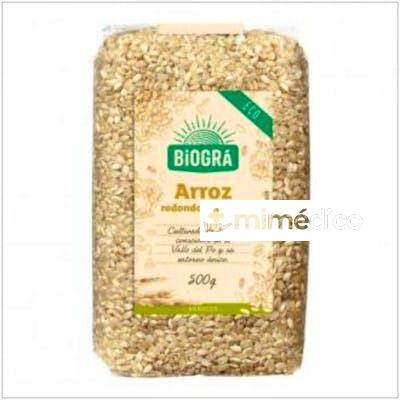 ARROZ REDONDO INTEGRAL 500GR. BIOGRA