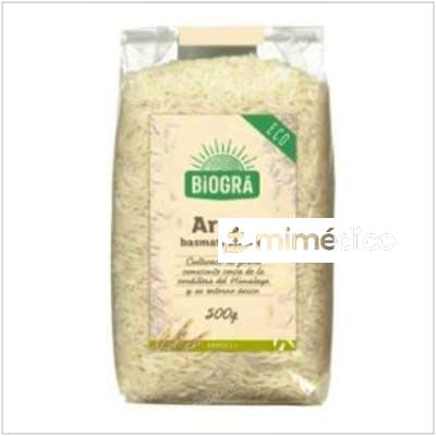 ARROZ BASMATI BLANCO 500GR. BIOGRA