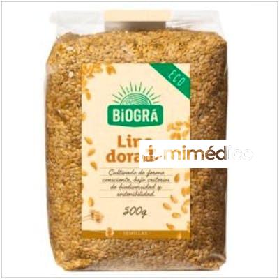 SEMILLAS DE LINO DORADO 500GR. BIO BIOGRA