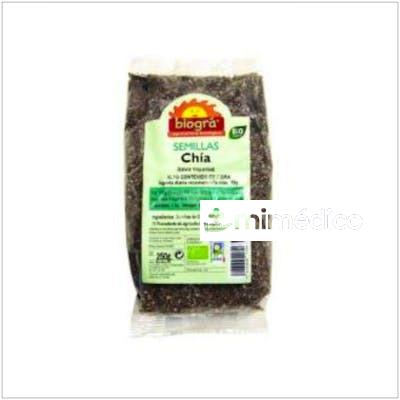 SEMILLAS DE CHIA 250GR. BIO VEGAN BIOGRA