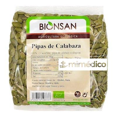PIPAS DE CALABAZA CUCURBITA 250GR. ECO BIONSAN