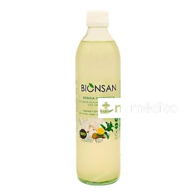 KEFIR DE AGUA SABOR MENTA LIMON JENGIBRE 500M BIO BIONSAN