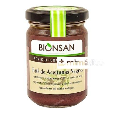 PATE DE ACEITUNAS NEGRAS 140GR. ECO BIONSAN