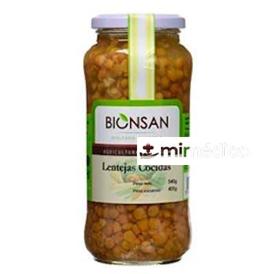 LENTEJAS PARDINAS COCIDAS 400GR. ECO BIONSAN