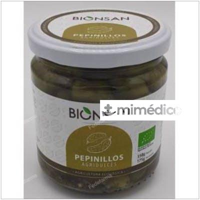 PEPINILLOS AGRIDULCES 350GR. ECO BIONSAN