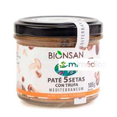 PATE 5 SETAS CON TRUFA 105GR. ECO VEGAN BIONSAN
