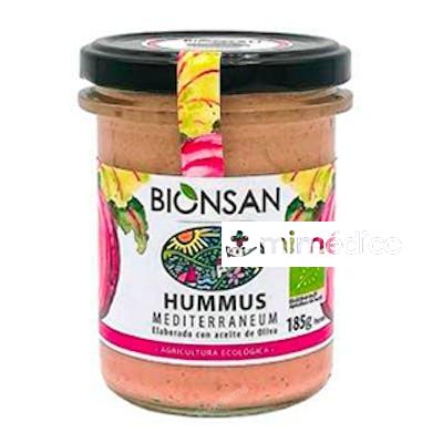 HUMMUS MEDITERRANEUM 185GR. ECO VEGAN BIONSAN