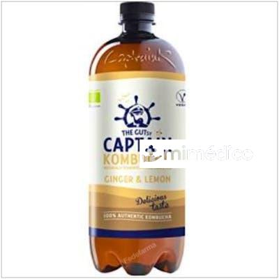 KOMBUCHA JENGIBRE-LIMON 1LT. BIO CAPTAIN