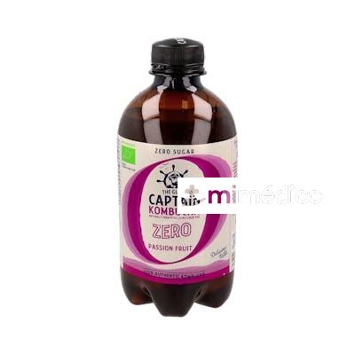 KOMBUCHA ZERO FRUTAS DE LA PASION 400ML. BIO CAPTAIN
