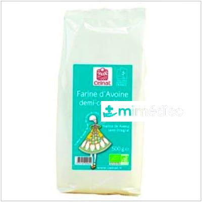 HARINA DE AVENA SEMI INTEGRAL 500GR. BIO CELNAT