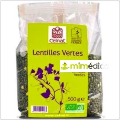 LENTEJAS VERDES 500GR. BIO CELNAT
