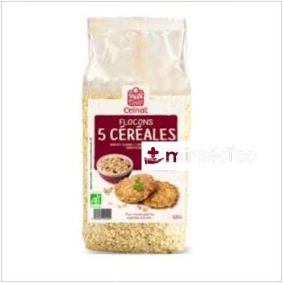 COPOS 5 CEREALES BIO 500GR. CELNAT