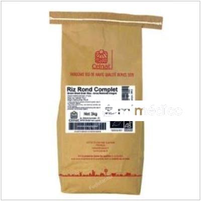 ARROZ REDONDO INTEGRAL 3KG. BIO CELNAT