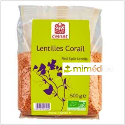 LENTEJAS ROJAS  500GR BIO CELNAT