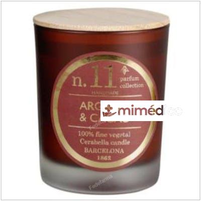 VELA VASO PERF11 ARGAN-CACAO 7,5X9 1UD. CERABELLA