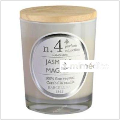 VELA VASO PERF4 JASMINE-MAGNOLIA 7,5X9CM 1UD. CERABELLA