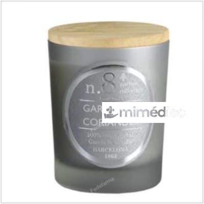 VELA VASO PERF8 GARDENIA-CORIANDER 7,5X9CM 1UD. CERABELLA
