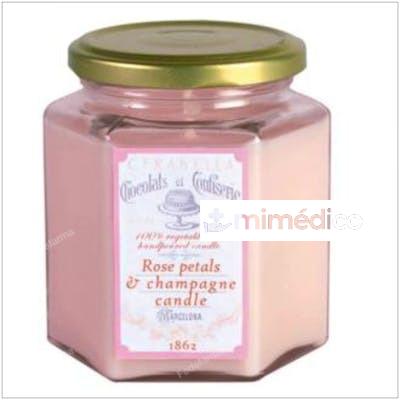 VELA TARRO SUCREG2 ROSE PETALS-CHAMPAGNE 8X10CM 1U CERABELLA
