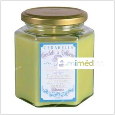 VELA TARRO SUCREG4 TEA CUPCAKE-CREAM 8X10CM 1UD. CERABELLA