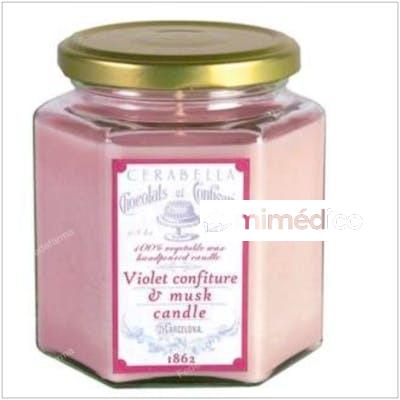 VELA TARRO SUCREG6 VIOLET CONFITURE-MUSK 8X10CM. CERABELLA