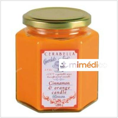 VELA TARRO SUCREG11 CINNAMON-ORANGE 8X10CM 1UD. CERABELLA
