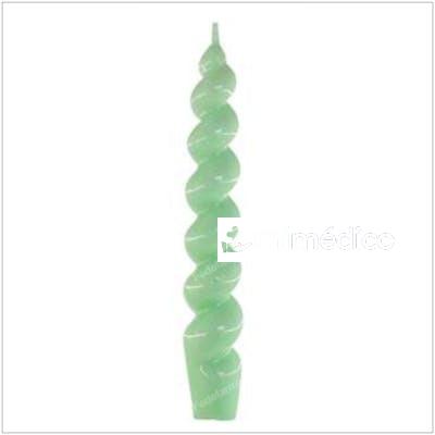 VELA BUJIA ESPIRAL 9 N16 VERDE 2,3X17CM 6UDS. CERABELLA