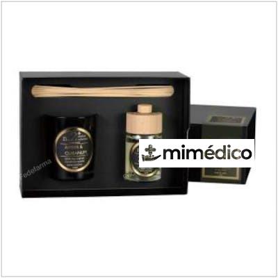 SETPERF2 VELA+MIKADO AMBER-OLIBANUM 23X16,5X8X3CM. CERABELLA